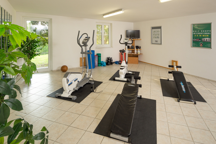 Hoteleigener Fitnessraum im Wellnesshotel im Burgenland